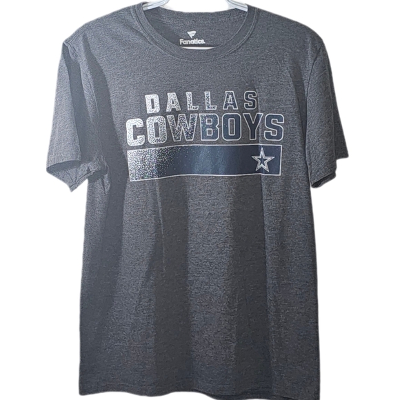 Fanatics Dallas cowboys short sleeve t-shirt, Grey, size medium - Picture 1 of 2